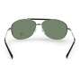 1x Salitos beer sunglasses with cover Pilot Silver