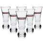 6x Pernod glass 22cl Exclusive V-shaped tumbler