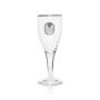 6x Krombacher glass 0,3l Dunkelpils goblet tulip gold rim glasses Gastro brewery