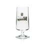6x Bitburger glass 0.1l goblet tulip glasses gastro beer tasting pilsner brewery bar