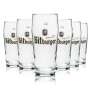 12x Bitburger beer glass 0,5l Willi mug