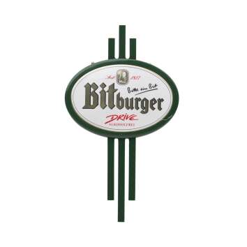 Bitburger beer tap sign pendant non-alcoholic bar chain...