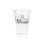 80x Bitburger cups 0.25l plastic disposable beer glasses calibrated organic goods