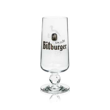 1x Bitburger Beer Glass 0,25l Football Edition...