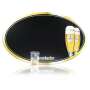 1x Krombacher beer plate thin round 70x44