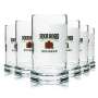 6x Four Roses whiskey glass tumbler