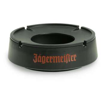 1x Jägermeister liqueur ashtray plastic black