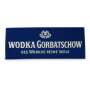 1x Gorbatschow Vodka bar mat large blue 50 x 20