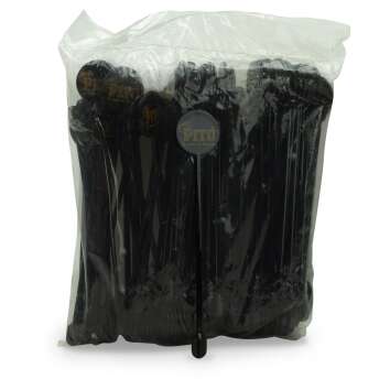100x Pitu Rum Stirrer plastic black