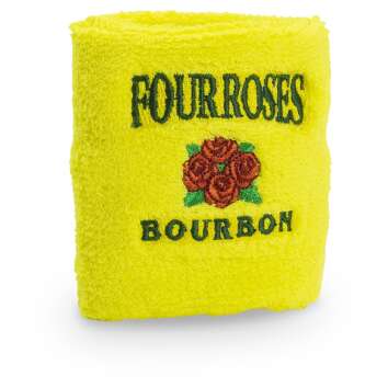 1x Four Roses Whiskey sweatband yellow