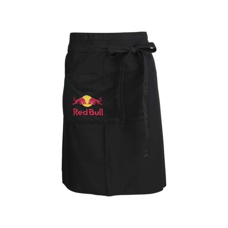 Red Bull Waiter Apron Belly Tie Long Bag Service Gastro Bar Waiter Cafe