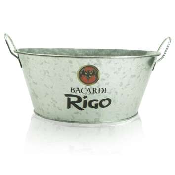 1x Bacardi Rum cooler Rigo metal bowl large