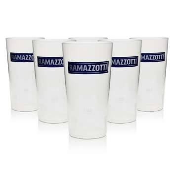 6x Ramazzotti liqueur cups reusable 0,3l Cupconcept oak 4cl