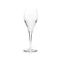 6x Geldermann Glass 0,1l Flute Goblet Glasses Sparkling Wine Secco Champagne Gastro