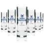 6x Gorbachev vodka glass shot glass 4cl high