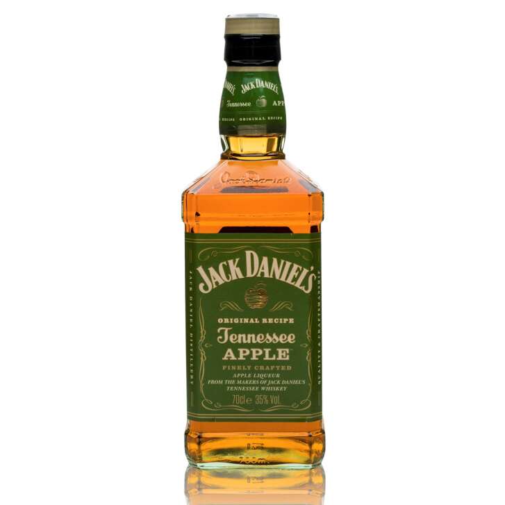 1x Jack Daniels Whisky full bottle Apple 0,7l 35%