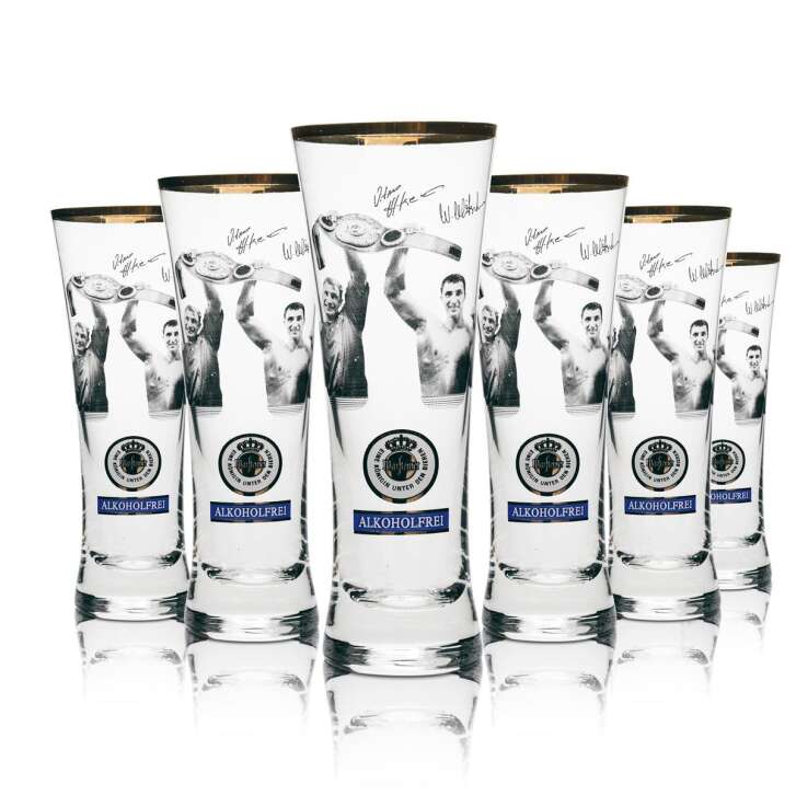 1x Warsteiner beer glass Klitschko cup non-alcoholic single packed