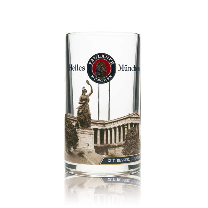 Paulaner beer mug glass 0,5l Seidel Humpen glasses Gastro pub Bavaria folk festival