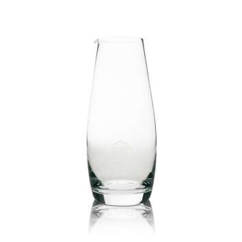 1x Evian water carafe 1l glass
