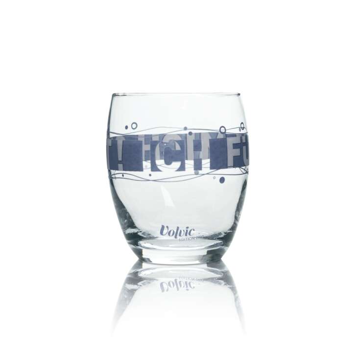 Volvic Water Glass 0,2l Tumbler Glasses Edition 2010 Mineral Spring Soda