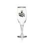 6x noble hops beer glass 0,25l goblet gold rim
