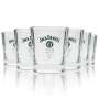 6x Jack Daniels whiskey glass tumbler 270ml