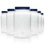 6x Absolut Vodka glass plastic tumbler with lid with LED