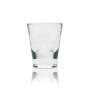6x Patron Tequila glass shot white writing