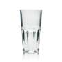 6x Smirnoff Vodka glass long drink white logo