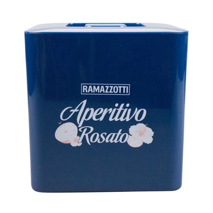1x Ramazzotti liqueur cooler ice box 10l blue Rosato