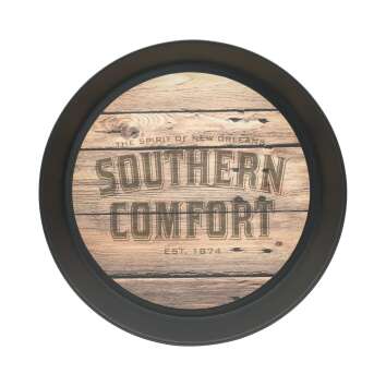 Southern Comfort Whiskey tray Wood look Gastro glasses...