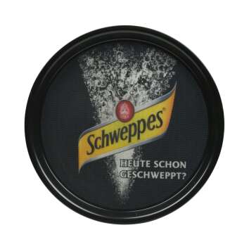 1x Schweppes soft drink tray black