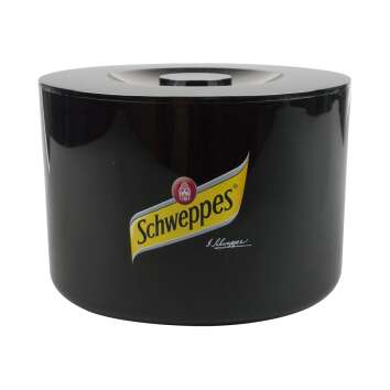 1x Schweppes soft drink cooler ice box black 10l