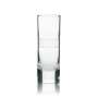 12x straw rum glass shot glass 4cl