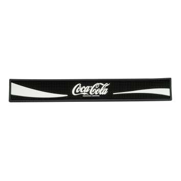 1x Coca Cola soft drink bar mat black 58x8