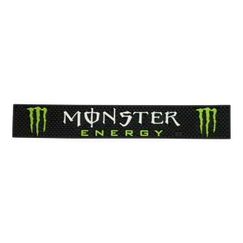 1x Monster Energy bar mat black 53x8
