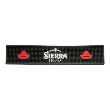 1x Sierra Tequila bar mat black 50.5x10