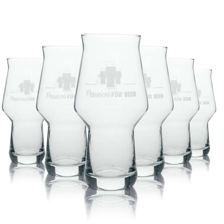 6x Passion for Beer beer glass tumbler Craft Master one 300ml rastal