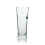 6x Becks Glass 0.5l Henry Mug Contour Glasses Gastro Pils Gold Unfiltered Beer