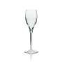 6x Sieur D Arques champagne glass flute 0,1cl