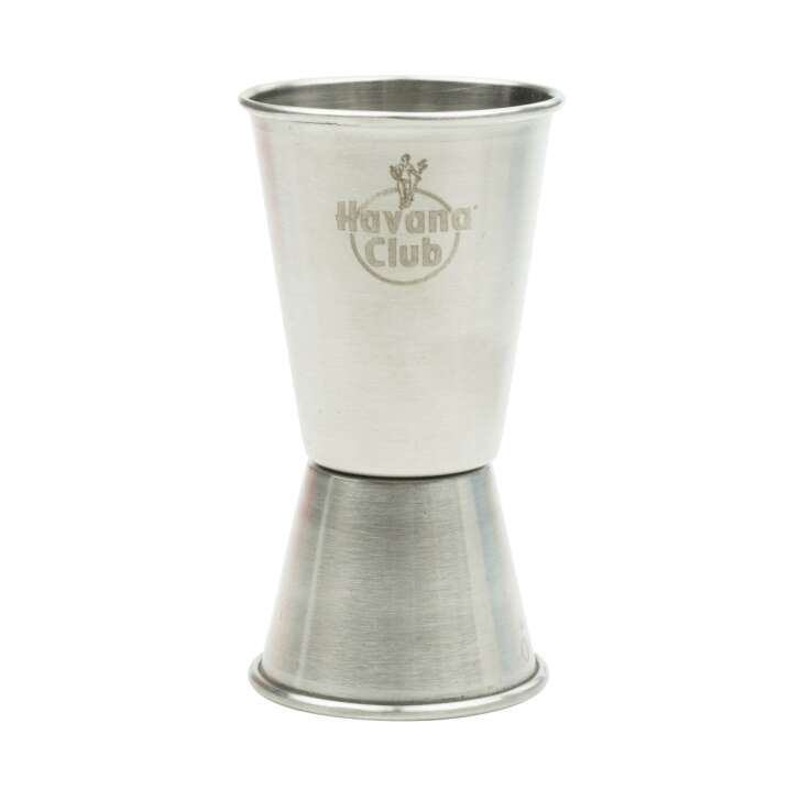 1x Havana Club rum measuring cup cocktail measuring cup steel 5/3cl