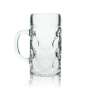 1x Rothaus beer glass 1l beer mug