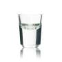 6x Absolut shot glass 2cl short tumbler vodka shot glasses gastro calibrated bar
