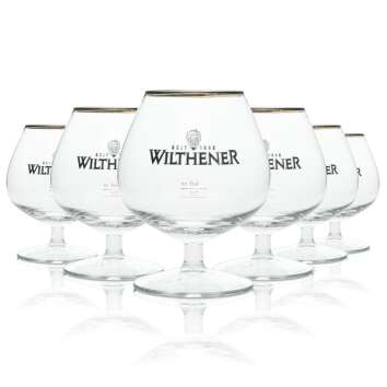 6x Wilthener brandy glass 2/4cl rastal