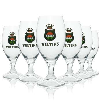 12x Veltins beer glass goblet 300ml Ritzenhoff