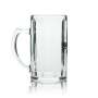 6x King Pilsner beer glass mug 0,4l Rastal