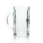6x King Pilsner beer glass jug 0,5l Rastal