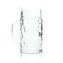 6x Fischers glass 0.5l beer mug mug Seidel glasses Helles Gastro Geeicht Pils