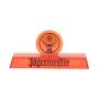 1x Jägermeister liqueur table stand card holder orange