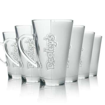 3x Dooleys Liqueur Glass Capuccino Cup Contour Matt...